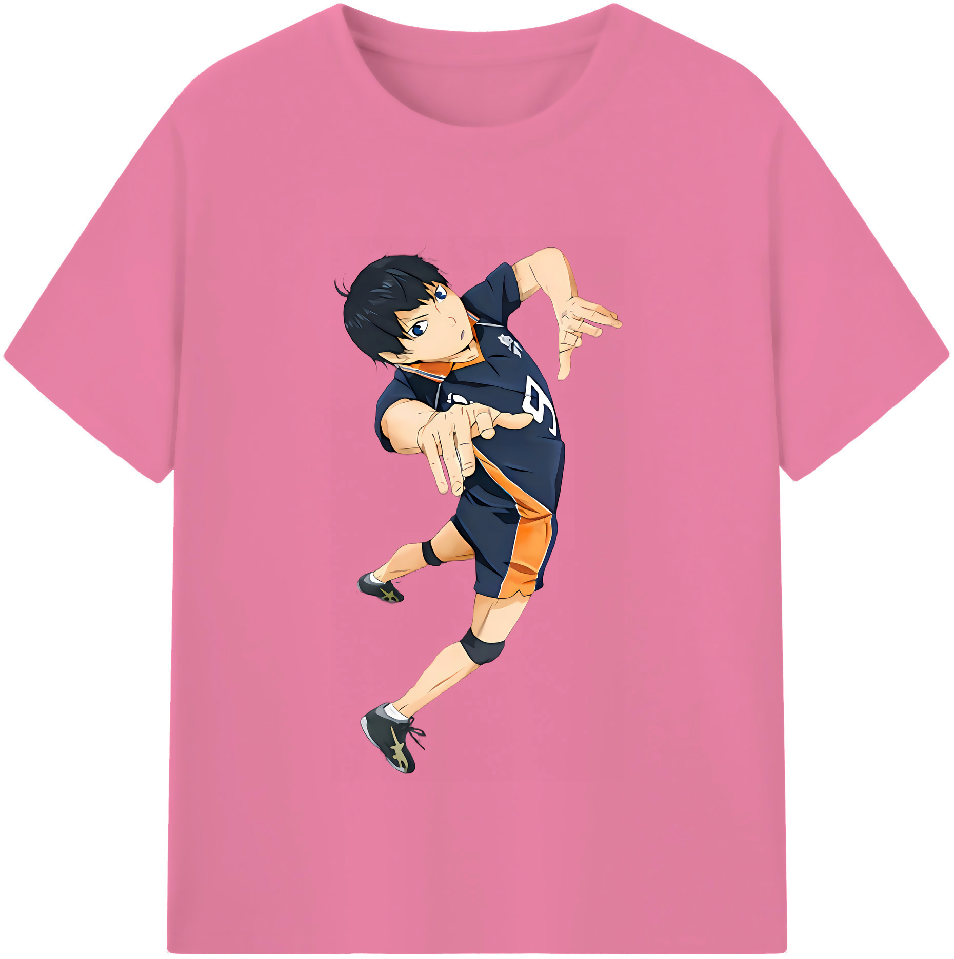 （画像用） ハイキュー!! Haikyu!! 綿100％半袖Tシャツ（フロントプリント）